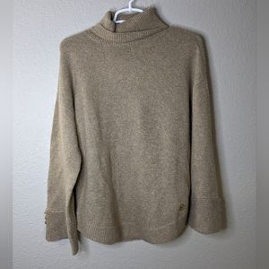 Michael Kors Wool and Alpaca Sweater Tan Size Small